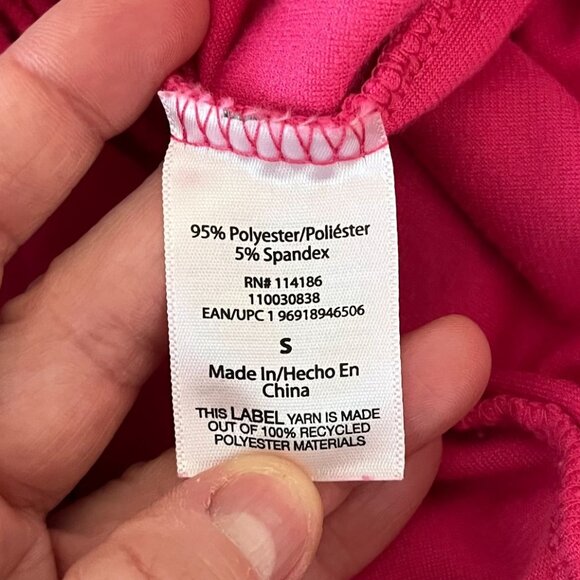 Juicy Couture Pink Velour Pull-On Pants Rhinestone Logo Size Small - Picture 7 of 10